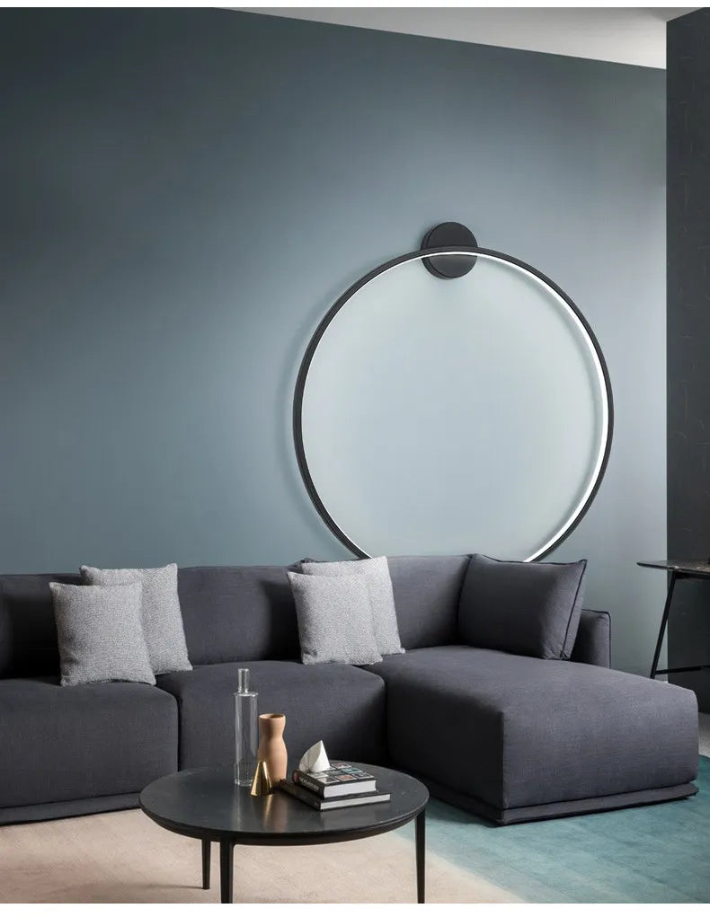 Ronde Moderne Wandlamp.