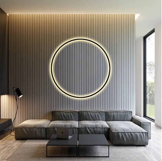 Ronde Moderne Wandlamp.