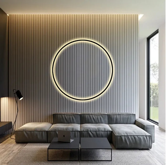 Ronde Moderne Wandlamp.